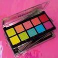 thumbnail image 4 of Profusion Cosmetics 10 Color Eyeshadow Palette, Rich Pigmented Multi Finish with Blendable Long-Lasting Formula, Vegan & Cruelty-Free, Neon, 4 of 8