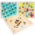 thumbnail image 2 of HUASHENG Classic Wooden Percussion Boards Educational Toys Funny Party Games For Adults And Children ( Chess And Flying Chess Included), 2 of 5