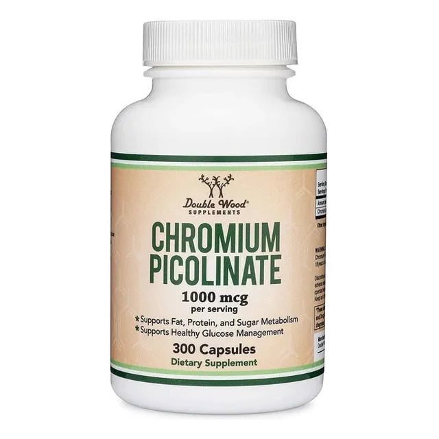 Double Wood | Chromium Picolonate 300 Cápsulas
