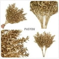 thumbnail image 4 of Artificial Plants for Christmas Decor, Gold Plastic Grass Fake Shrubs Simulation Leaves Indoor Outdoor Planter Filler Party Hotel Verandah Wedding Home Decoration, 4 of 9