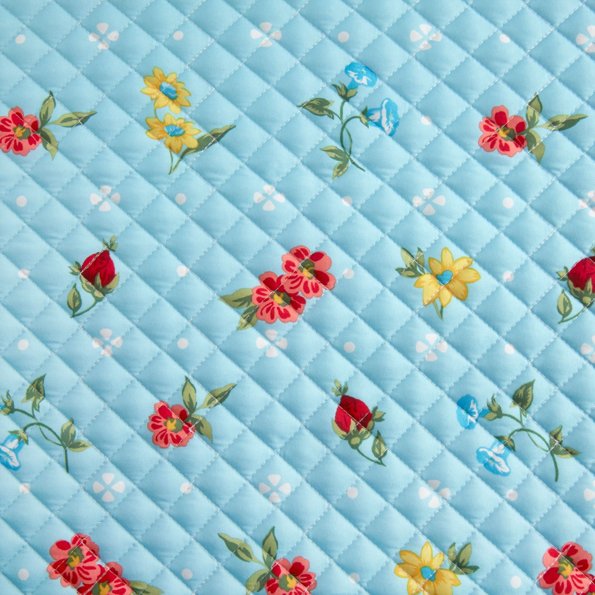 The Pioneer Woman Sweet Rose Quilted Runner, Multicolor, 14"W x 72"L