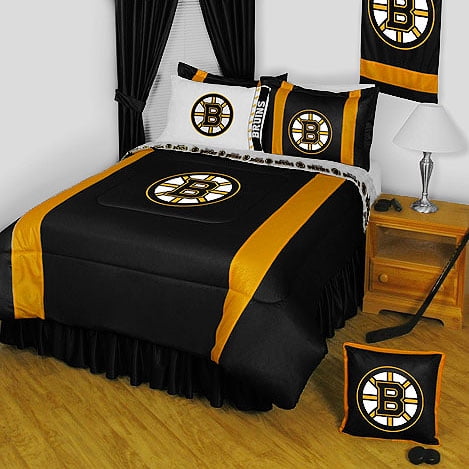 Nhl Boston Bruins Bedding Set Hockey, Nhl Twin Bed Sheets