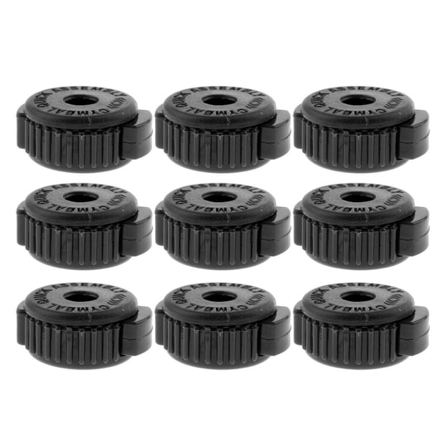 de Batería de 9 Piezas, Perillas de Platillo de Liberación Rápida, Accesorios de Reemplazo de Percusión, 30 Mm Gloria Quick Cymbal Mate