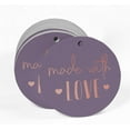 thumbnail image 2 of Inkdotpot Real Rose Gold Foil Made With Love Text Tag Favor Hang Paper Tag 100 Piece, 2 of 6
