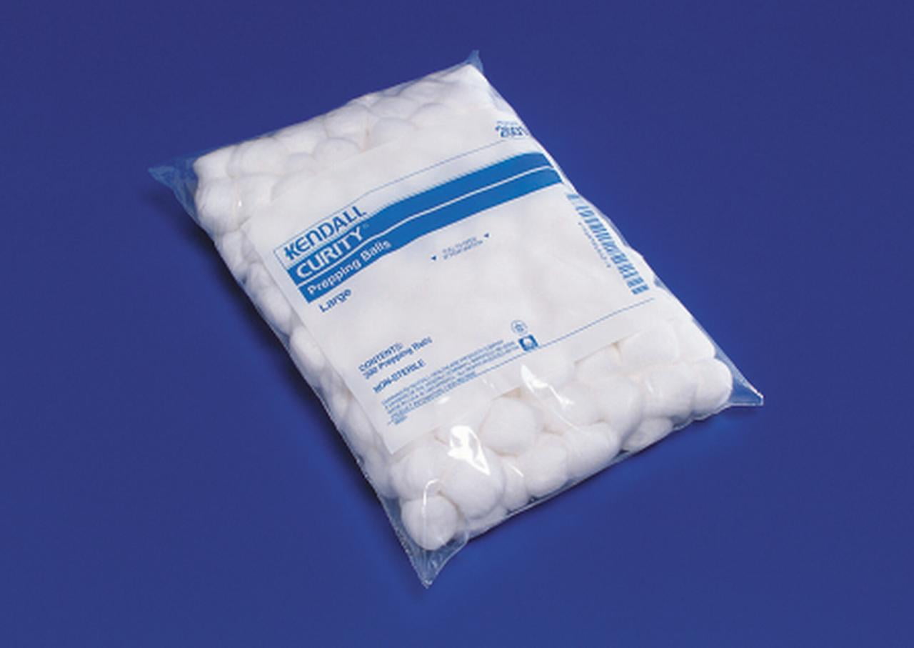Kendall Cotton Ball Medium, 100 Cotton, NonSterile, Case of 4000