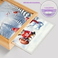 thumbnail image 4 of Hello Winter Miniature American Shepherd Football Snowman Welcome Snowy Morning Acrylic Plaque with Wood Photo Frame Box MAS Dog Lover Gifts Light Box - 01012, 4 of 5