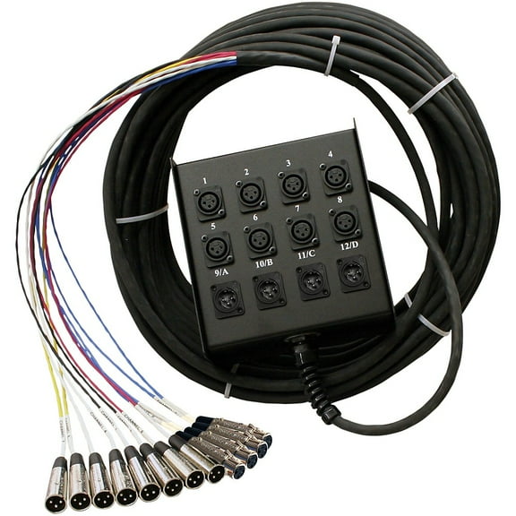 ProCo SMC0804FBX StageMASTER 8x4 12-Channel Snake - 100 ft.