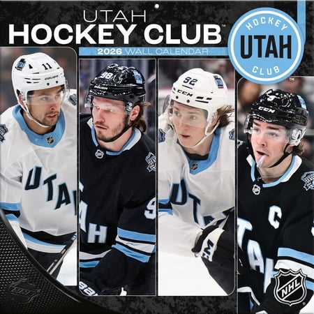 Turner Licensing Utah Hockey Club 2026 Wall Calendar