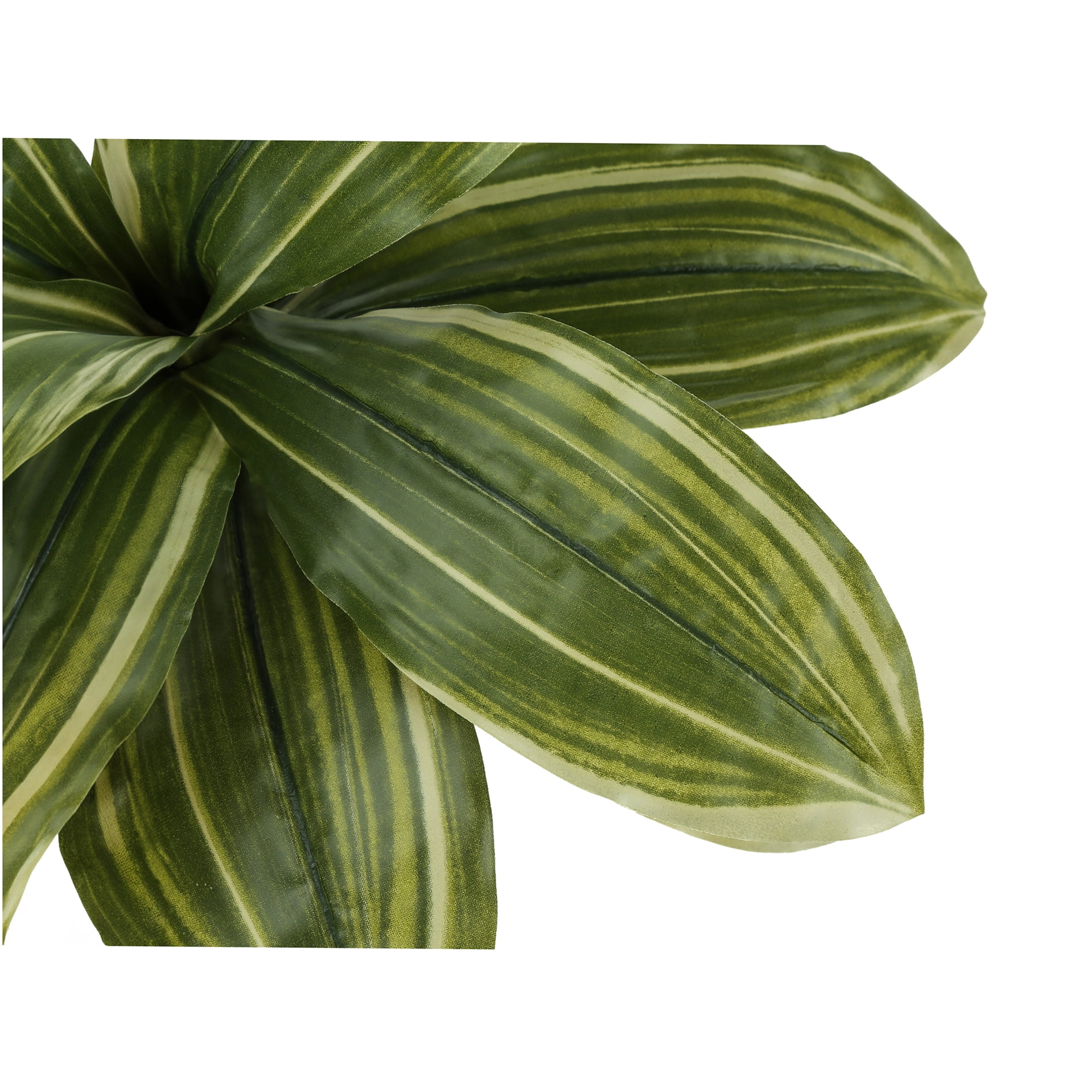 JERFIT 17" Real Touch Artificial Dracaena Plant in Pot, Faux Tabletop Greenery for Home Office Desk Decor, Low Maintenance Indoor Fake Plant