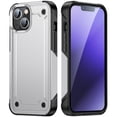 thumbnail image 1 of Funda para iPhone 14, doble capa de protección, a prueba de golpes, protección para pantalla y cámara., 1 of 5
