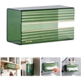 thumbnail image 2 of Wall Hanging Paper Flat Storage Containers Wall Mounted Tissue Under Cabinet Paper Rack Toilet Paper Stand Napkin Toilet Paper Holder The Pet Nail F Ree, 2 of 6