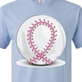 thumbnail image 4 of Inktastic Pink Breast Cancer Ribbon Baseball T-Shirt, 4 of 5