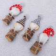 thumbnail image 6 of Cheers.US 4Pcs Place Card Holders Christmas Wood Gnome Table Number Stands Wood Name Photo Clip Holder for Xmas Party Decoration, 6 of 7