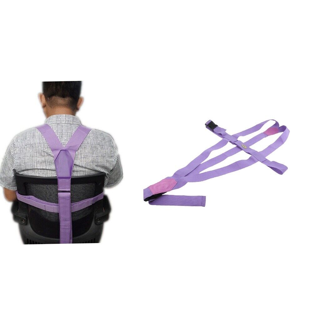 Elderly Wheelchair Waist Belt Restraint Harness Strap Prevent