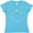 Aqua, variant on Inktastic Icy Blue Winter Snowflake Women's V-Neck T-Shirt