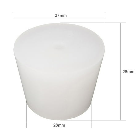 

Vokewalm 8mm Hole Food Grade Silicone Rubber Stopper Brew Wine Sealed Lid Cover