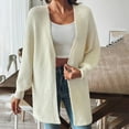thumbnail image 2 of Fall Outfits for Women 2025 Cardigan Sweaters for Women Solid Color Fall And Winter Loose Long Sleeve Fashion Cardigan Top Coat, 2 of 8