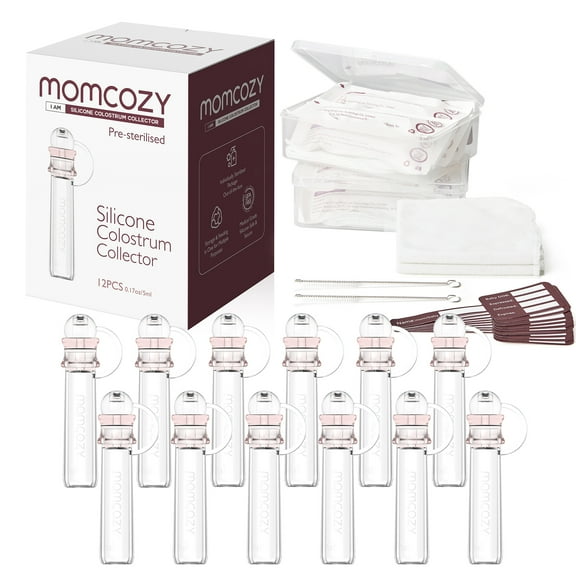 Recolector de calostro Momcozy Recolector de Leche Materna Reutilizable 5ml 12 piezas