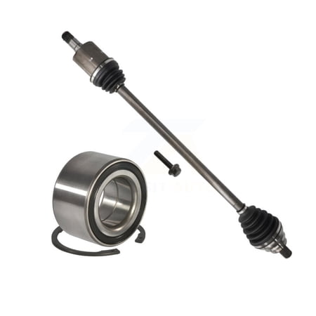 Kugel Front Right (Passenger Side) CV Axle Drive Shaft Assembly and Wheel Bearing Kit for Car 2005 Volkswagen Jetta 2.5L with Automatic transmission 8th Digit of VIN is K Secondary Design KN7-100683