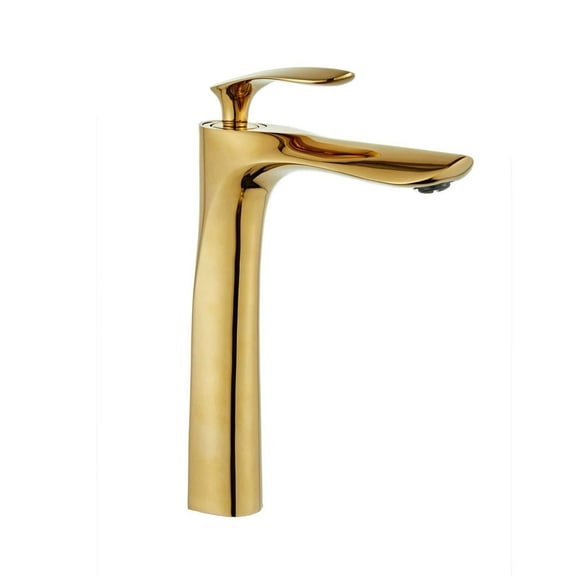 Bathroom Vessel Sink Faucet Single Handle One Hole Deck Mount Lavatory Gold Chrome Finish