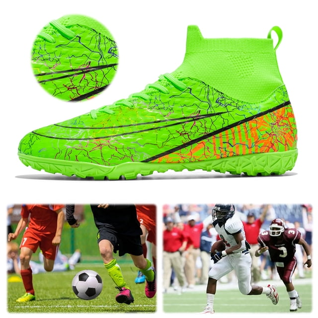 Tacos Fútbol Zapatos Botas Rugby para Terreno Firme Hombres Y Mujeres