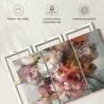 thumbnail image 5 of Elephant Stock Blush Bouquet Wall Art - Horizontal Multi Panel Canvas - Living Room Wall Decor - Floral And Botanical Multi Panel - Pink And Gray Decor By Danhui Nai - 57" x 36", 5 of 5