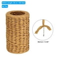 thumbnail image 2 of 164ft Floral Bind Wire Wrap Twine 2 Rolls 2mm Florist Wire Iron Wire Paper Covered Vine Brown, 2 of 6