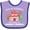 Lavender and Purple, variant on Inktastic Book My Reservation I'm Going to Grandma and Grandpa's Boys or Girls Baby Bib