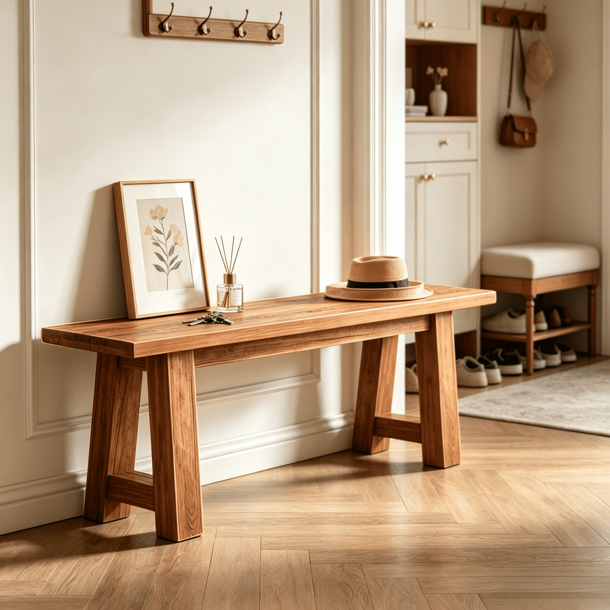 Solid Bench Chair
