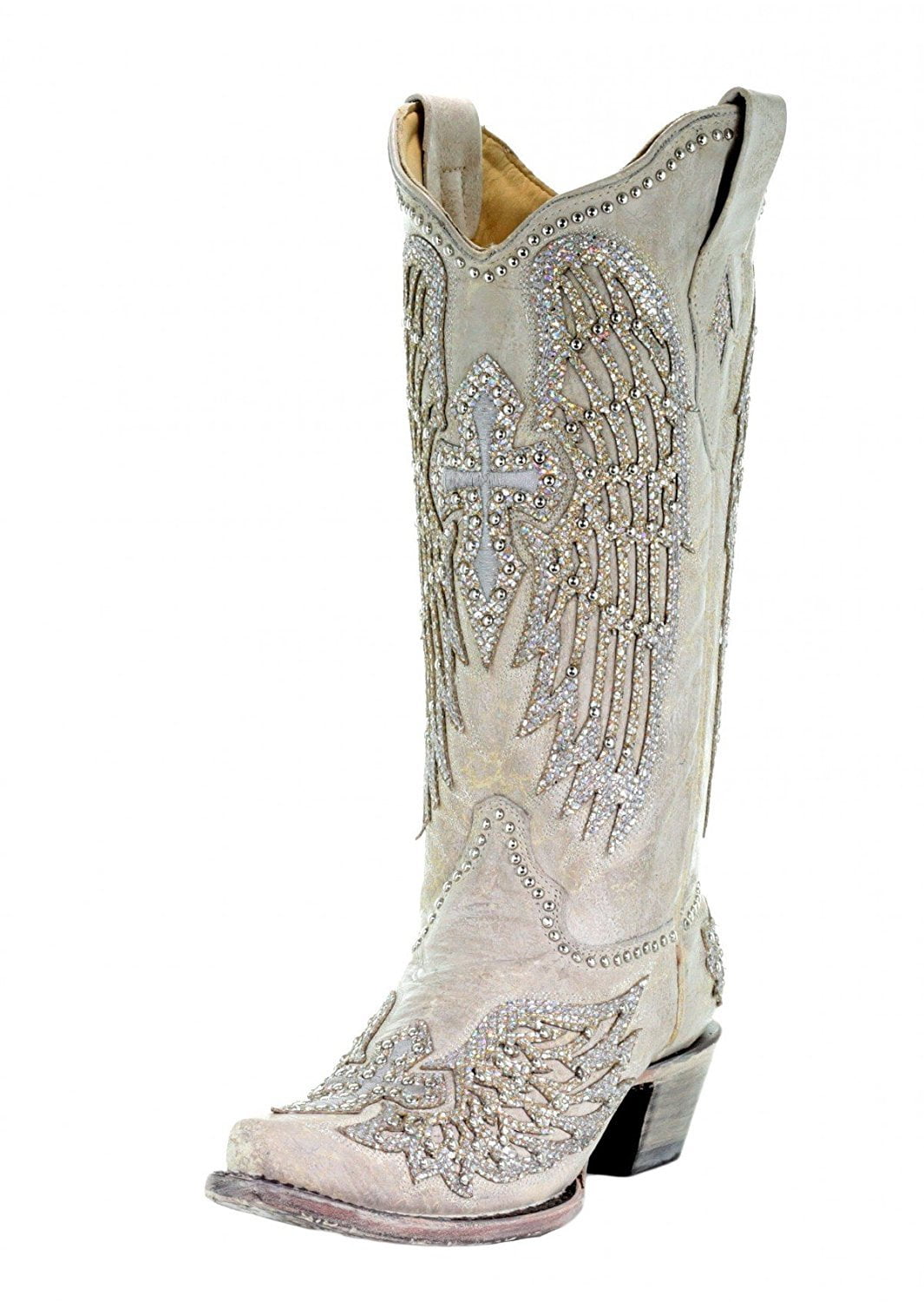 white corral boots