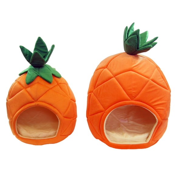 Pet Bed House YML Pineapple, juego de 2 unidades para perros o gatos pequeños