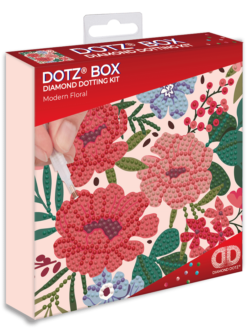 DIAMOND DOTZ® DOTZ® Box Modern Floral Diamond Painting Kit
