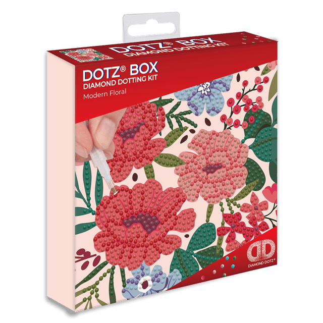 DIAMOND DOTZ® DOTZ® Box Modern Floral Diamond Painting Kit