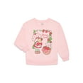 thumbnail image 4 of Strawberry Shortcake Kids Graphic Fleece Crewneck Sweatshirt, Sizes 4-18, 4 of 6