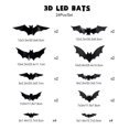 thumbnail image 2 of xiaxaixu LED Bat Light, PVC Sticker Lights Indoor Holiday Party Wall Art Halloween Decoration, 2 of 8