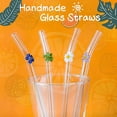 thumbnail image 4 of Pailles Résistantes aux Éclats Colorés, Pailles en Verre Réutilisables Design de Nouvelle Génération, 4 of 8