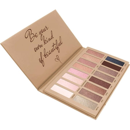 Best Pro Eyeshadow Palette Makeup - Matte Shimmer 16 Colors - Highly Pigmented - Professional Nudes Warm Natural Bronze Neutral Smoky Cosmetic Eye