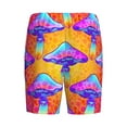 thumbnail image 2 of Haiem Magic Mushrooms Men's Pajama Short with Soft Woven Cotton Elastic Waistband Sleep Short-3X-Large, 2 of 9