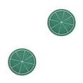 thumbnail image 4 of Injueey Silicona Salvamantel Fruta Posavasos Cojín Taza Soporte Té Pad Estera Cocina naranja verde PC 1 2piezas Injueey CBP260458, 4 of 5