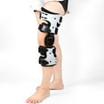 thumbnail image 5 of Lightweight Unilateral Knee Support Brace for Arthritis Pain Relief & Post-Surgery Rehabilitation – Ideal for Running, Daily Activities with Sturdy Durable Material and Slim Profile Design (Black), 5 of 5