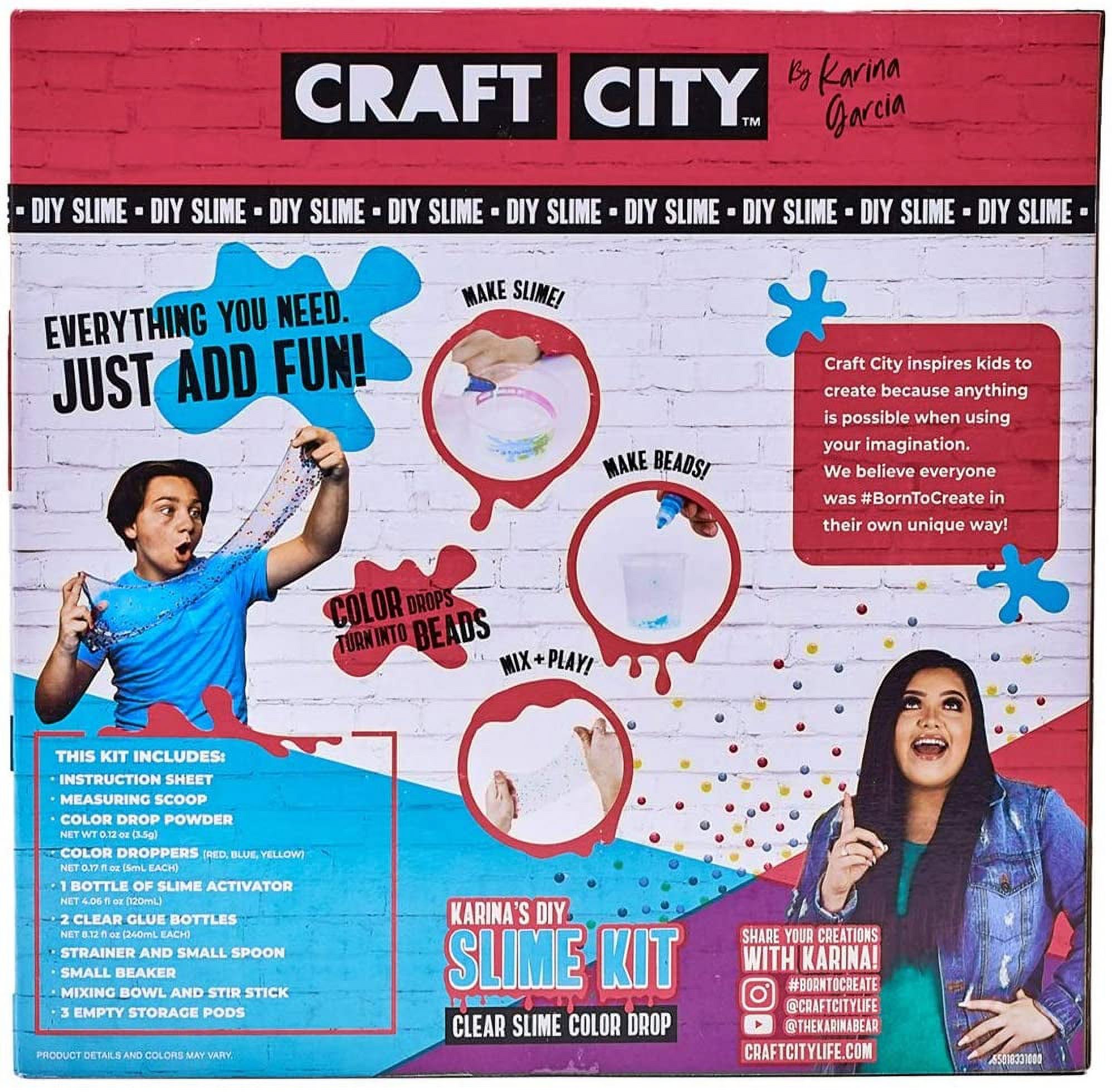 2 Pack Karina Garcia Craft City Make Your Own Slime Kit - image 5 of 5