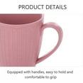 thumbnail image 3 of Earth-Friendly Classic Coffee Mug, Wheat Straw Mugs 500ml Pink, Eco-Friendly Healthy Non-Toxic Reusable Plastic Mug for Drinking Water Milk Coffee Tea Liquid Foods, Set of 1, 3 of 5