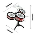 thumbnail image 4 of Gqtwoy Kids Percussion Drum Set - Safe, Durable & Size-Friendly Musical Toy for Early Childhood Education, Hand-Eye Coordination Builder, Family Fun Gift for Babies & Toddlers, 4 of 7
