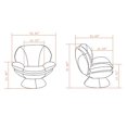 thumbnail image 3 of Silla decorativa Mac Motion Relax-R Leisure redonda azul, 3 of 6