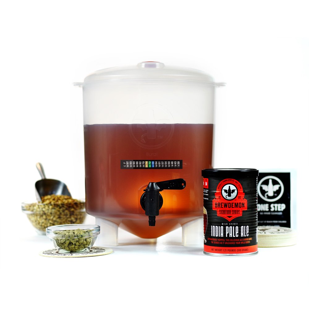 BrewDemon Wild Spirit IPA Beer Making Kit Easy To Use AllMalt Starter