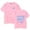 Pink, variant on Milo J Alborde Song Merch Pop Graphics Print Crew Neck Unisex Casual Trendy Short Sleeve T-Shirt