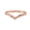 14k Yellow Gold Finish, variant on Round Cut Diamond Chevron Ring- V Shaped Rings for Women in 14K Yellow Gold Vermeil- Curved Wedding Band