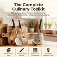 thumbnail image 4 of Unique Bargains Heat Resistant Cooking Utensils Kitchen Spatula Set Soup ladle 3Pcs, 4 of 5