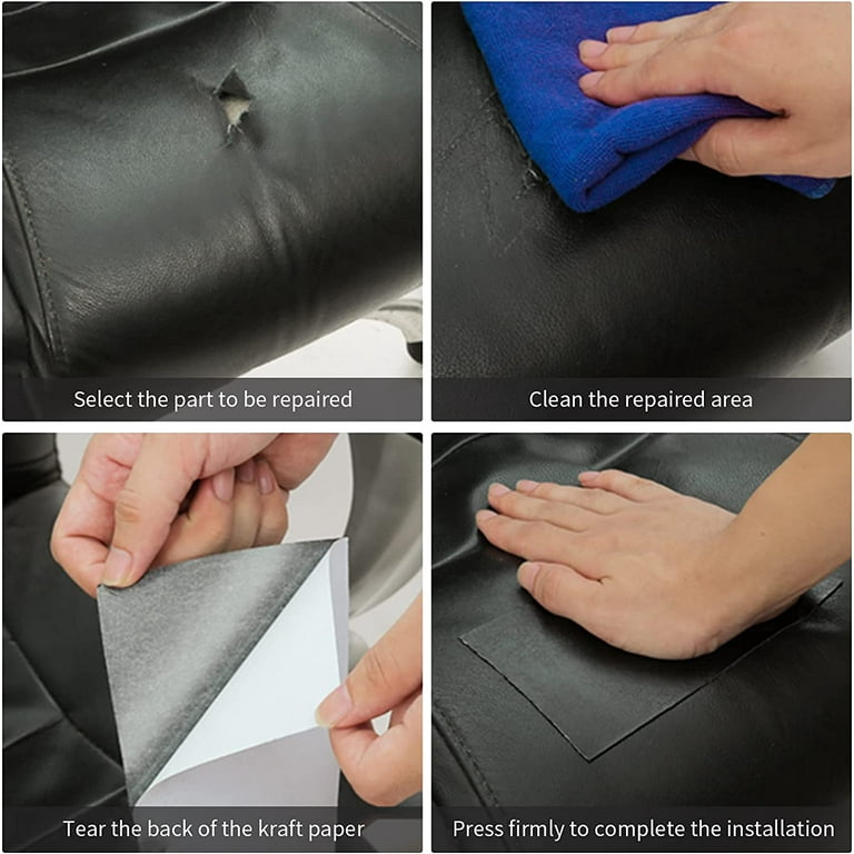 Ilofri ILOFRI Self Adhesive Leather Repair Patch Tape 3x60 inch, Durable Self  Adhesive Vinyl and Leather Repair Kit for Couches, Car Se