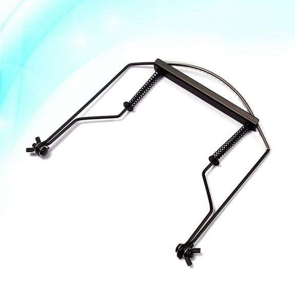 MERRYHAPY Black Harmonica Neck Holder Hands-Free Stable Playing Support for Musicians and Performers